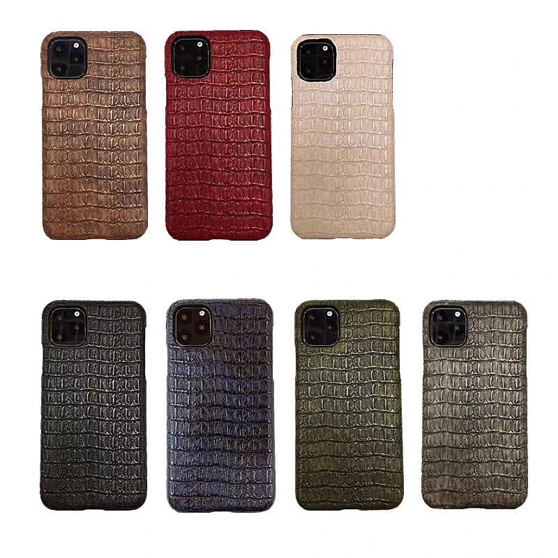 

Vintage Crocodile Snake Pattern PU Leather Phone Case For iPhone 11 Pro Max 7 6 6S 8 Plus X XS Max XR Fundas Accesorios de celul