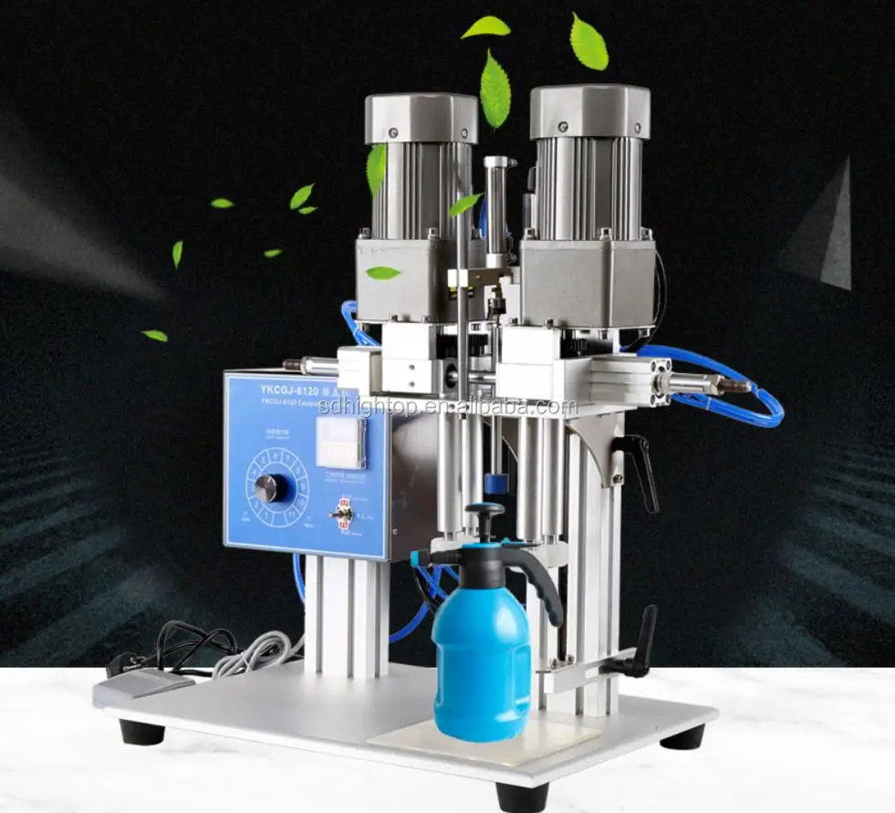 Semi Auto Electric Twist Off Small Pet Glass Plastic Bottle Screw