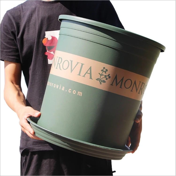

Thickened plastic flowerpot outdoor balcony controlled root flowerpot, Customized color