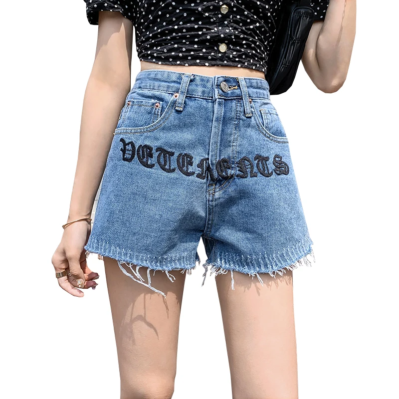 

DiZNEW New Fashion Autumn High Quality Control Shorts Jeans Pants Woman Jeans Trouser For Ladies, Customized color