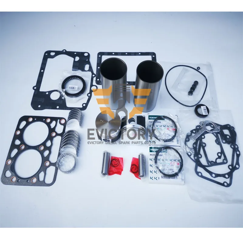 

For KUBOTA forklift spare parts Z482 rebuild kit overhaul gasket piston ring liner bearing set