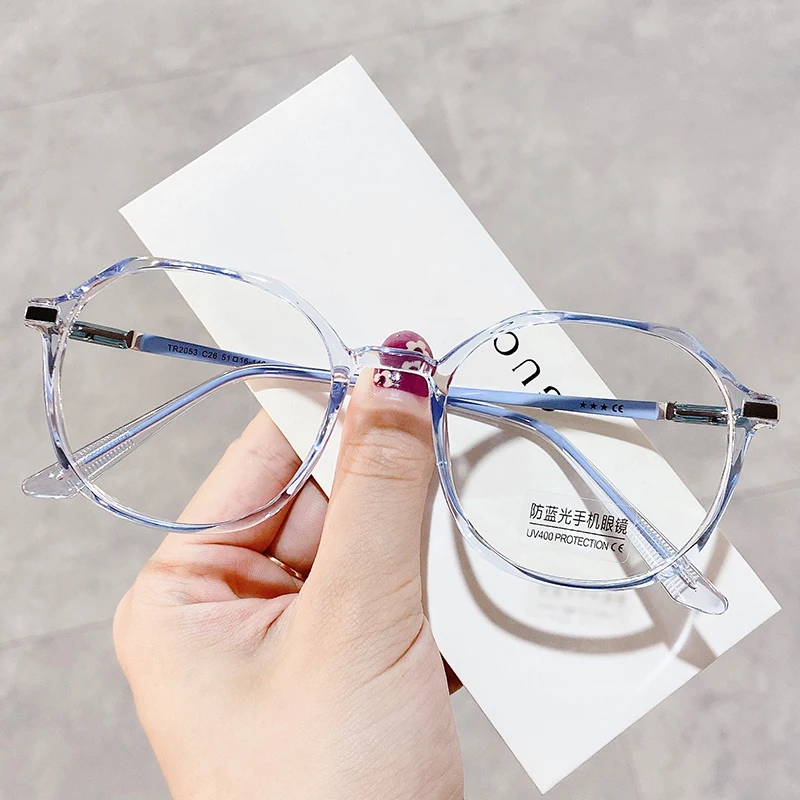 

2020 trendy anti blue light blocking glasses best optical frames for unisex eyewear Miroirs optiques