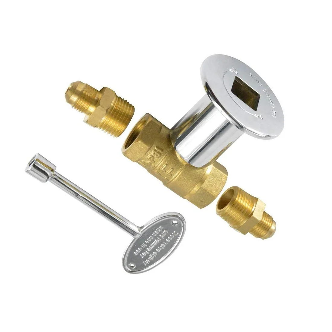 

Gas braze with lock 1/2" control valve high pressure valve key sleeve 1/2 adjustment ball valve with copper connector