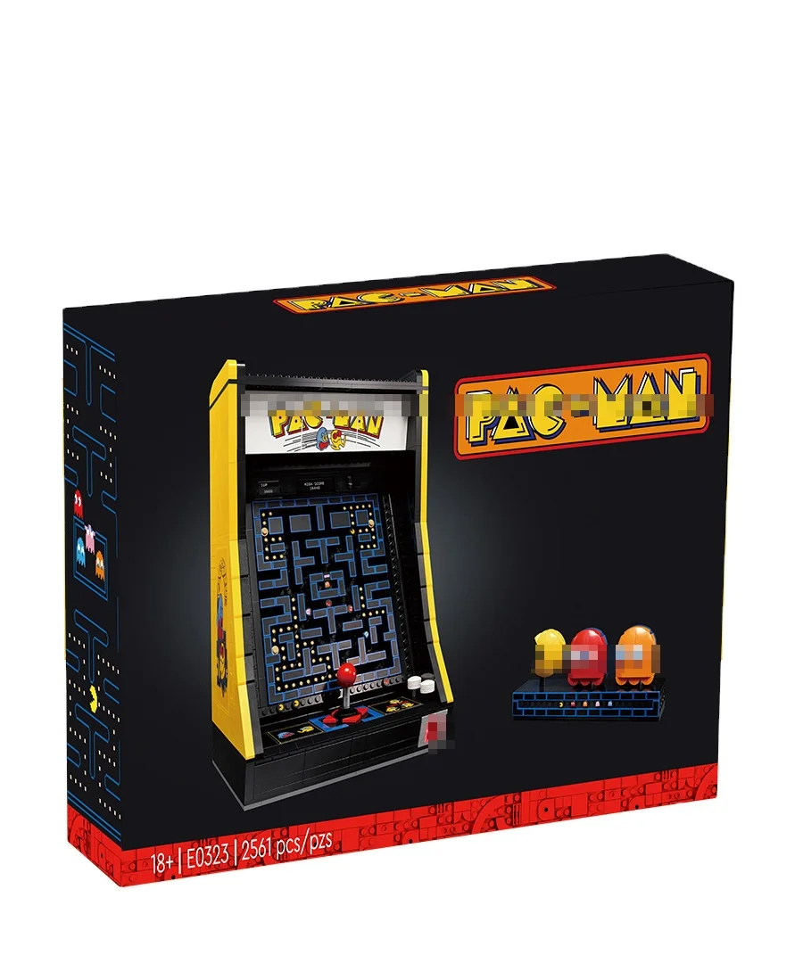 

E0323 Pac-Man Arcade Machine famous Game Toy bricks game consoles model kits for children birthday XM building model