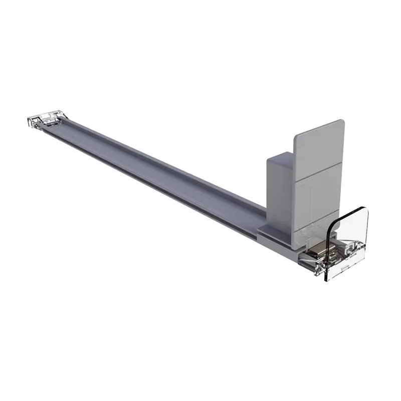 Supermarket Plastic Tobacco Shelf Divider Pusher System Adjustable Cigarette Pusher