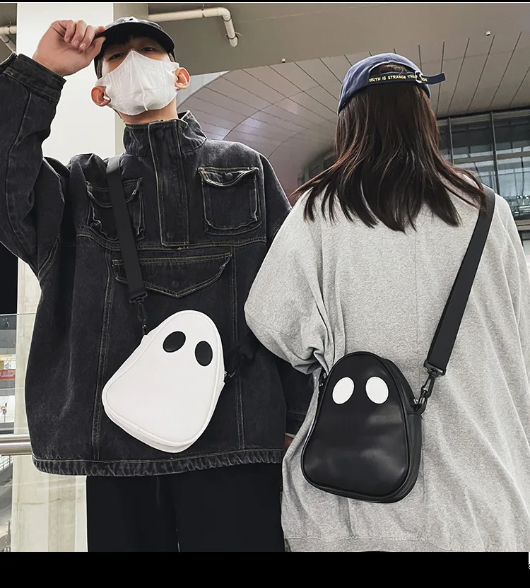 

Wholesale Winter Europe and America Fashion Halloween Cute Ghost Pu Bag Small Shoulder Bag