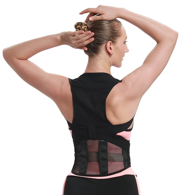 

Hot Sale Adjustable Custom Logo Waist Correction Back Shoulder Orthopedic Postural Belt Back Brace Posture Corrector
