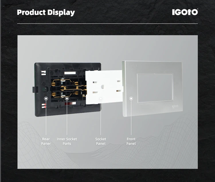 Peru Ecuador Colombia Chile Bolivia Retie Nom Iec Wall Socket Outlet