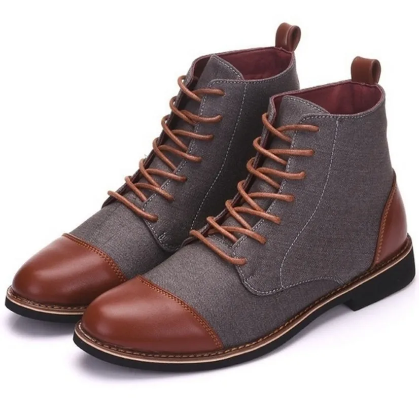 

Large size men's leather boots Martin boots cross-border men's shoes men's boots size, Colors