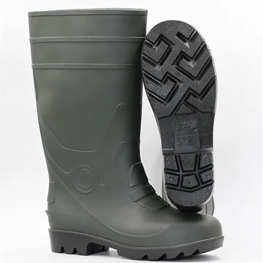 

PVC Wellies Boots Rain Boots Ordinary Steel Toe Working Boots, Can be customized