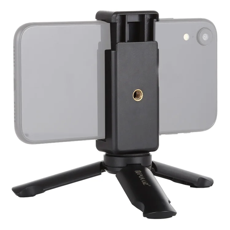 

Puluz Desktop Holder Mini Plastic Tripod with Universal Phone Clamp Bracket