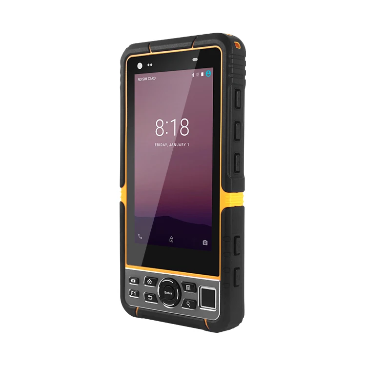 

T60 Rugged 5.5" Android biometric 1000 nit Display 4G GPS waterproof Barcode FingerPrint NFC RFID reader PDA phones