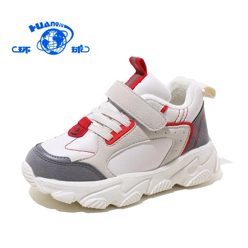 

33011 HUANQIU hot sale New Fashion home or outdoor winter kids sport shoes