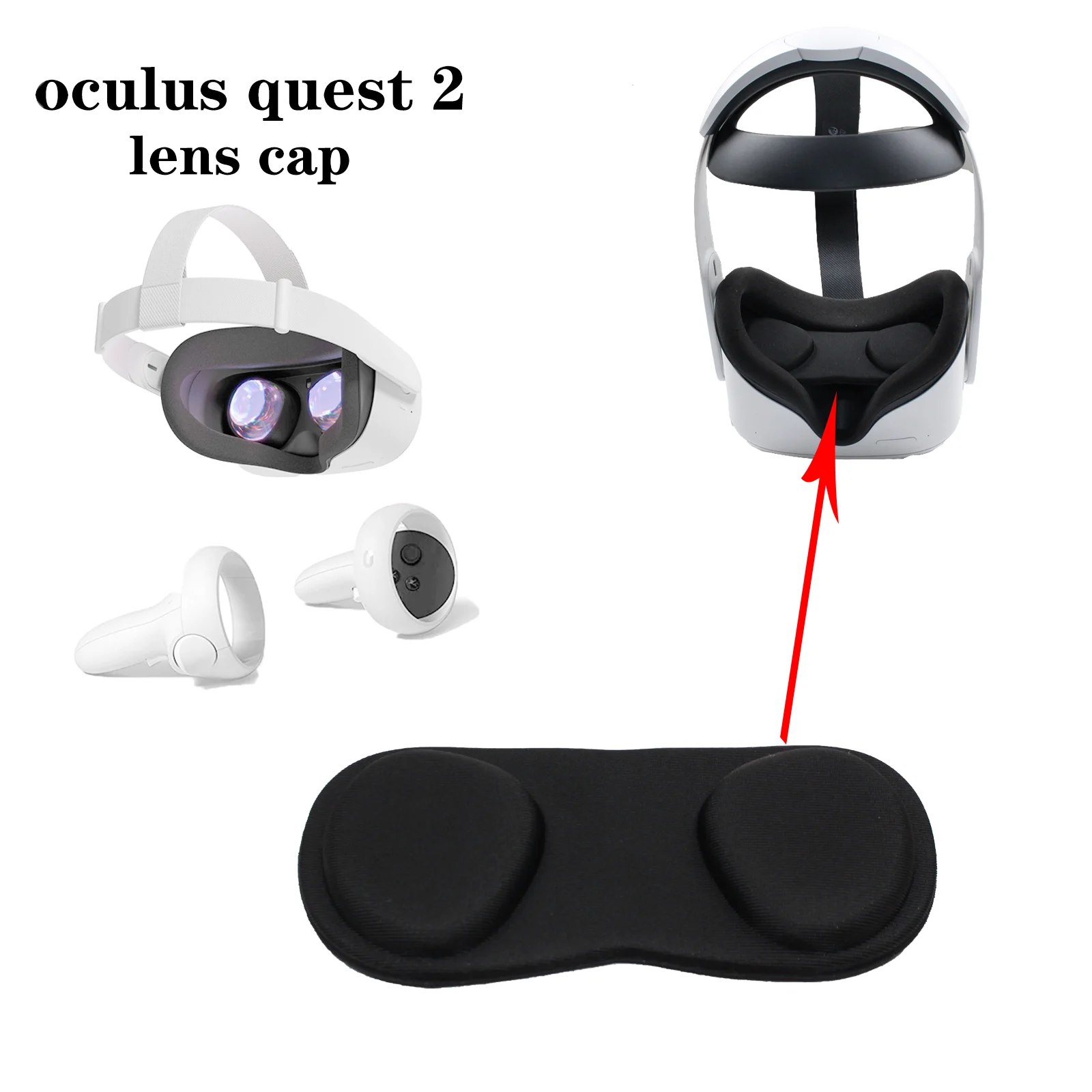 

Suitable for oculus quest 2 lens protection cover to prevent scratches and dust