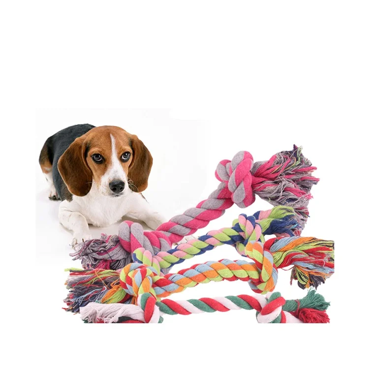 

Wholesale Hand-woven Bite-resistant Pet Toy Set Chew Interactive Chew Cotton Hemp Dog Rope Toys