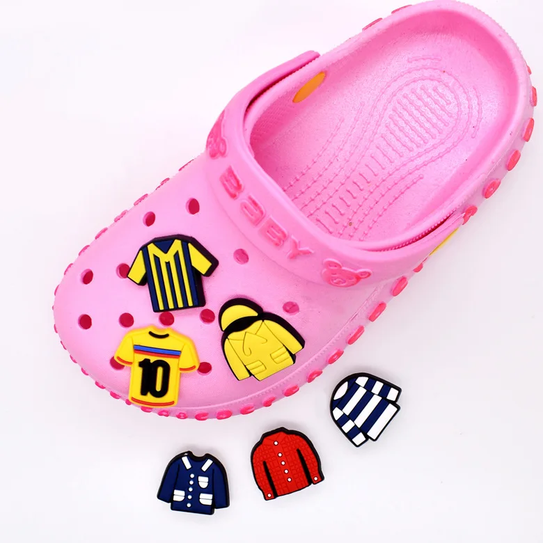 

Luxury 3D cartoon clothes hat shoes apparel shoes flower charm shoes decoration designer, As picture/custom