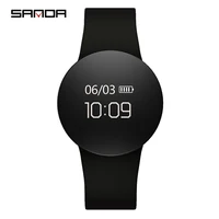 

SANDA SD3 dropship guangzhou unisex smart watch comely Silicone strap water resistant android ios step counting watch supplier