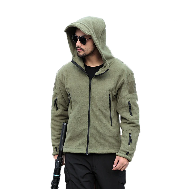 

EVERLAND OEM chaqueta Windproof coat Loose soft sherpa fleece jacket men kurtka winter outdoor plus size jackets