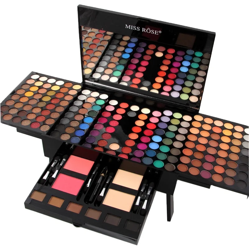 

Professional Miss Rose 190 Colors Piano Big Eye Shadow Makeup Palette Set, 190 color cosmetic makeup box set