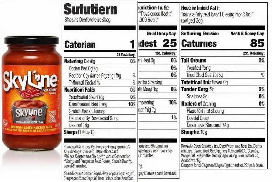 Skyline Chili Nutrition Facts: Complete Menu Breakdown