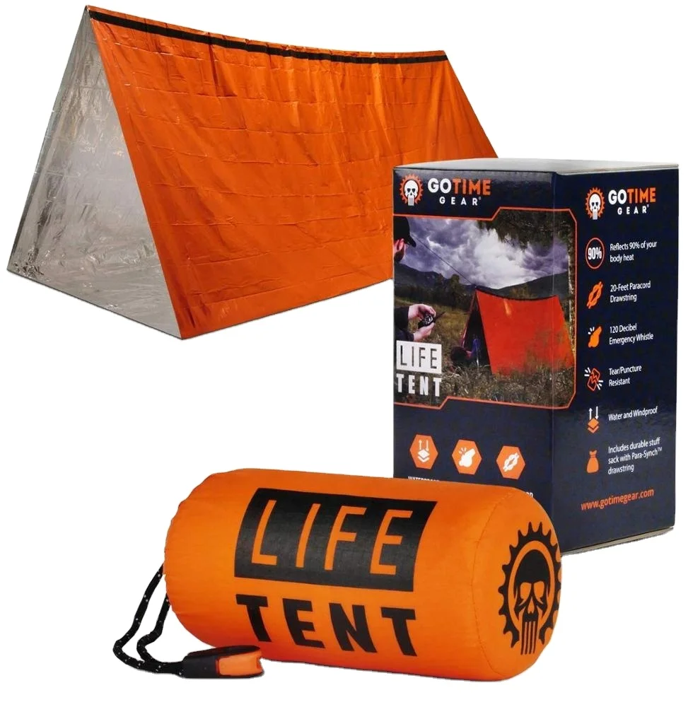 

Waterproof Relief Tube Tent Emergency Rescue Tents 2 Person Inflatable Emergency Survival Tent Shelter