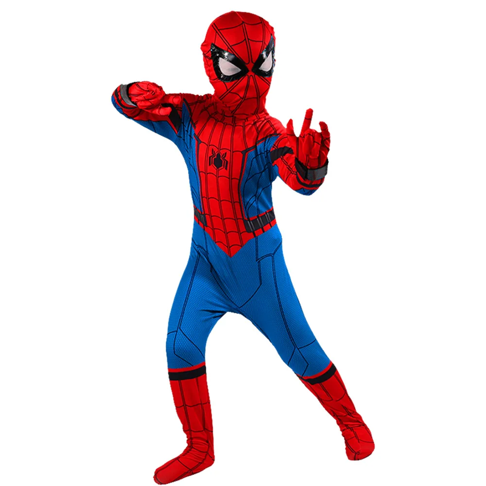 Classic Design Spider Man Child Halloween Cosplay Costume Clothing ...