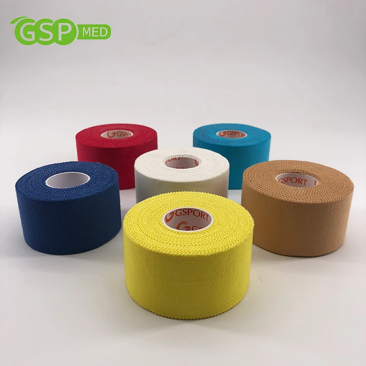 

3.8cm*13.7m Adhesive colored Athletic 100% Cotton Sports Tape, 15 colors at your choice