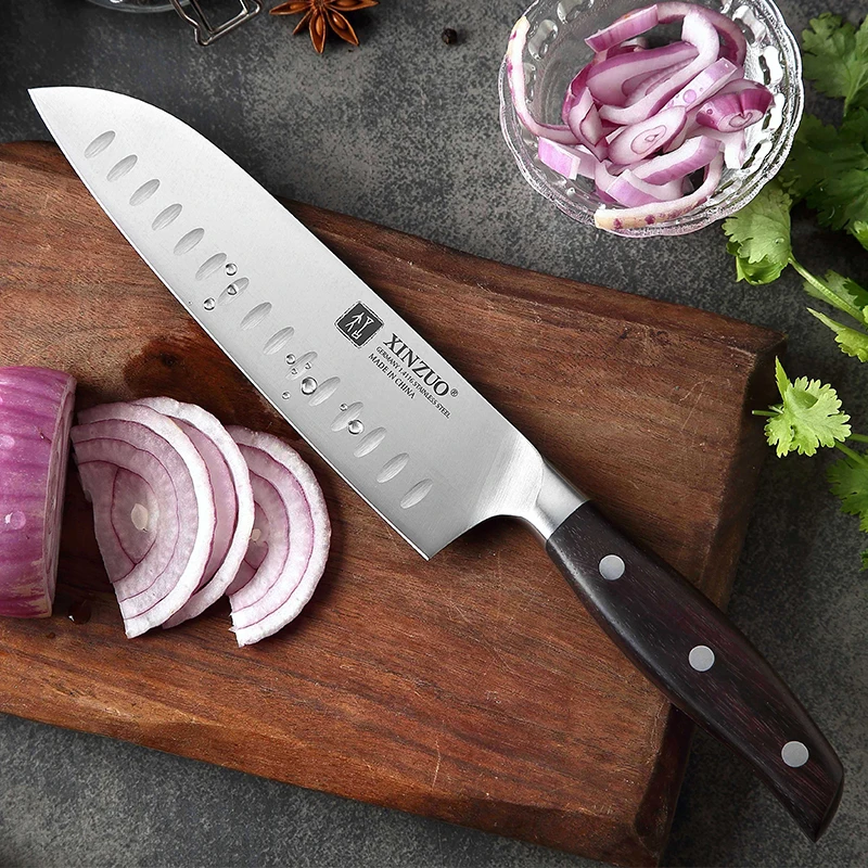 

7 Inch Professional German Stainless Steel Japanese Santoku Chef knife