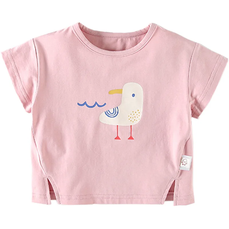 

Children's bottoming shirt baby cartoon print top