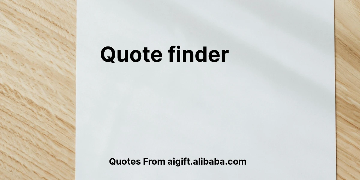 quote finder