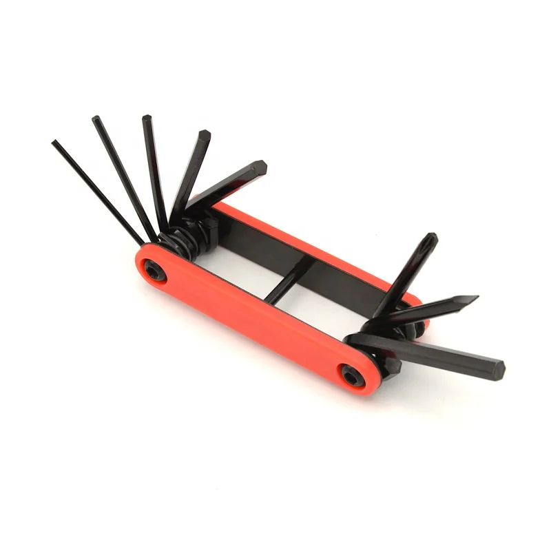 

Multi-Function Bike Bicycle tools Cycling Mechanic Repair Tool Kit, Red