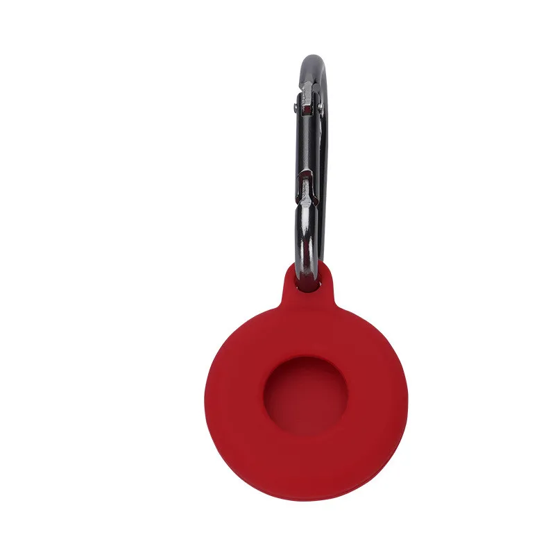 

2021 Newest Products Silicone Protective Cover Case for Apple Airtags with Metal Hook