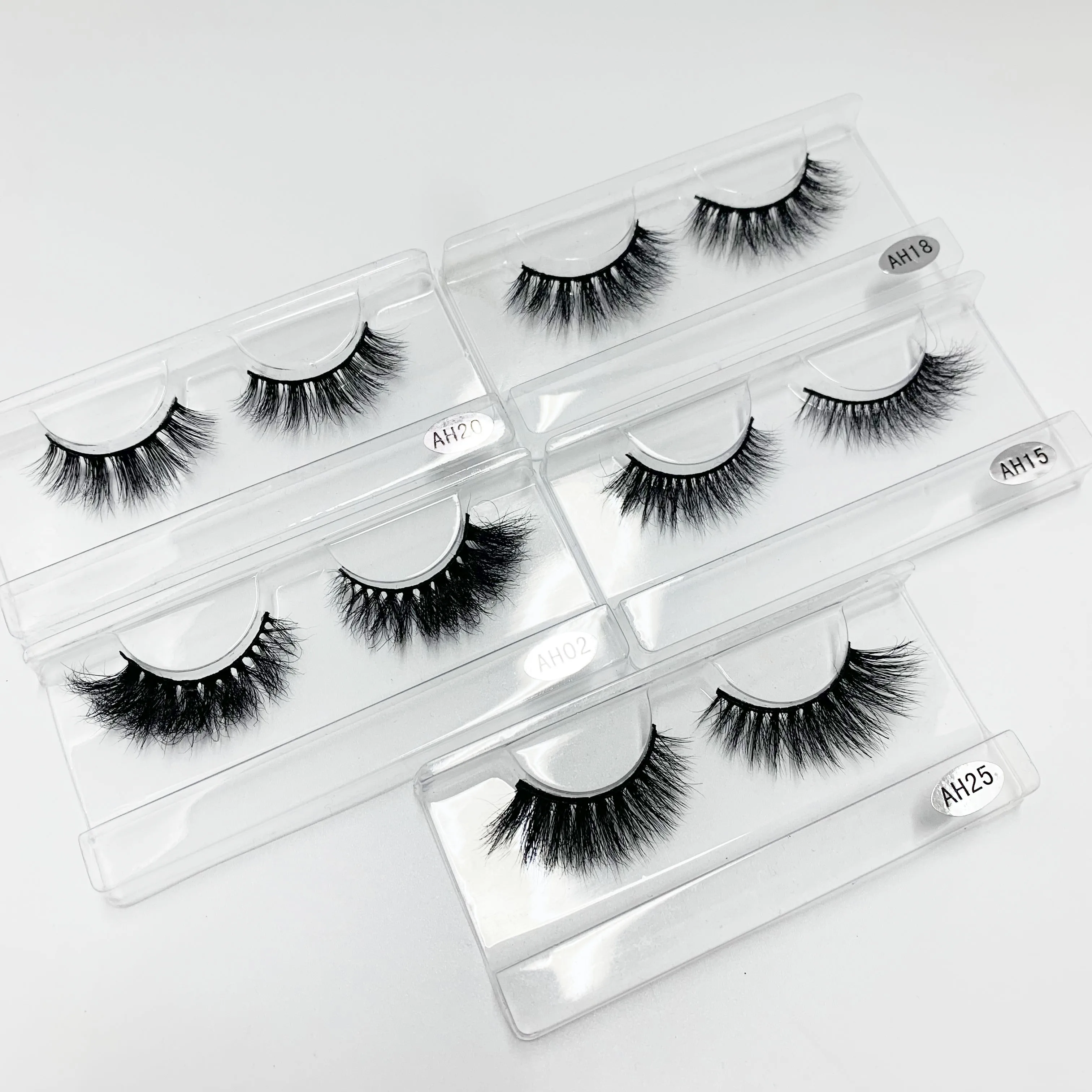 

2021 Mink Eyelash Extension Natural Russian Volume Faux Eyelashes Individual 3D Cluster Lashes Makeup, Natural black