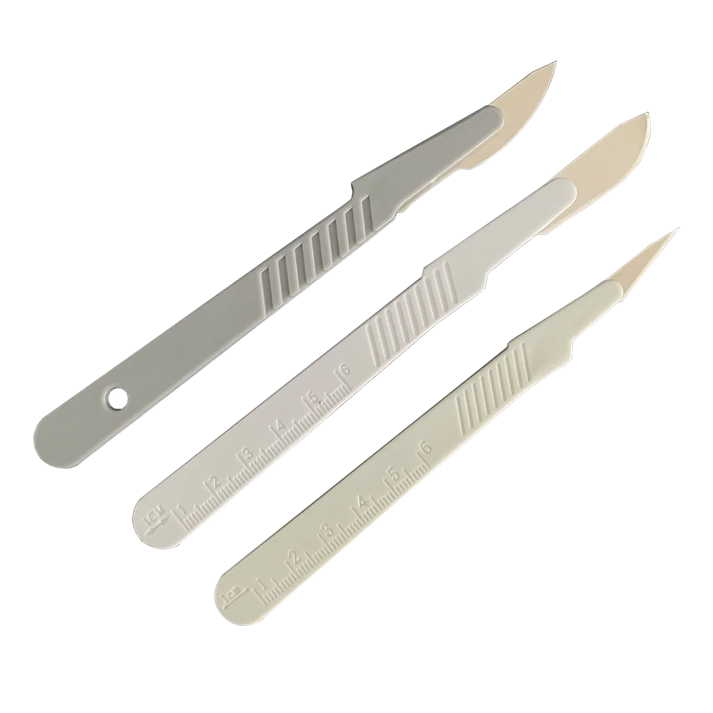 Oem Dental Scalpels Medical Disposable Scalpel Blade With Plastic