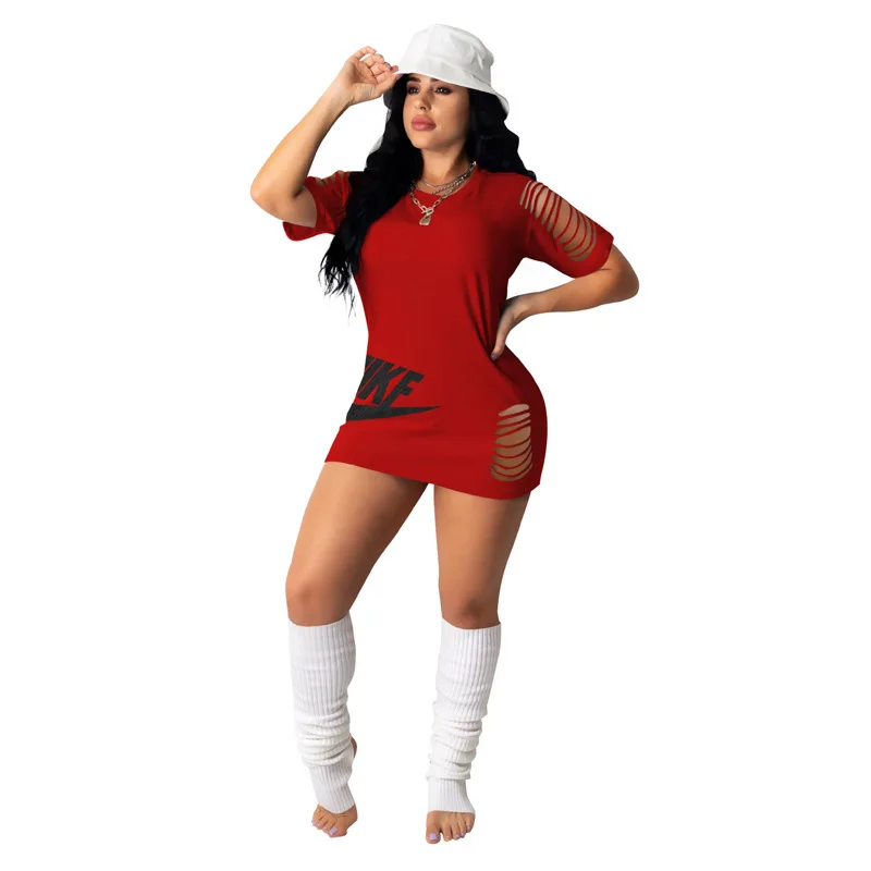 

Casual Solid Color Plus Size Short Sleeve Girls' Hoodies 2021 women dresses