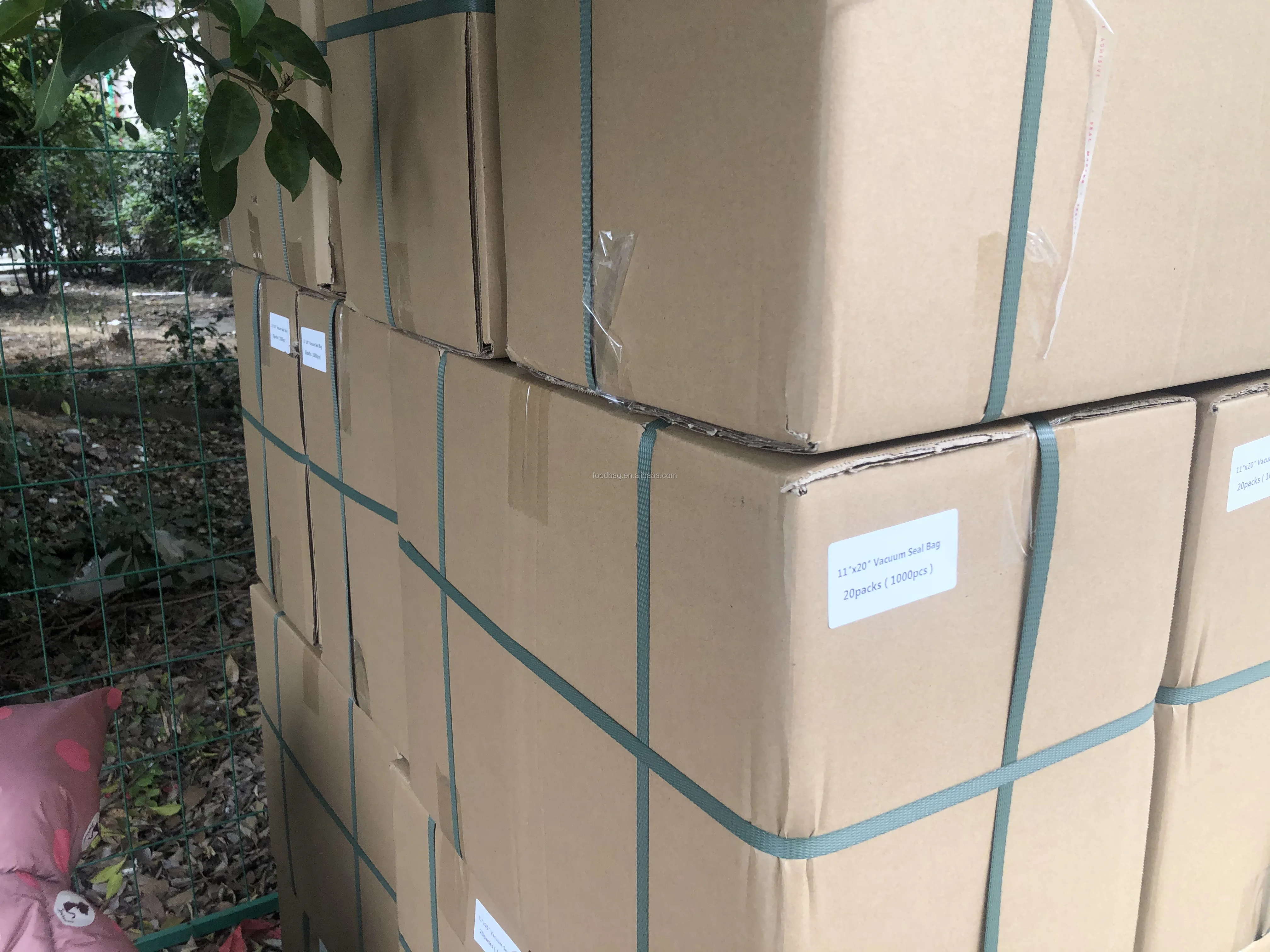 冷冻透明塑料节片压花真空封口机密封包装食品级袋卷