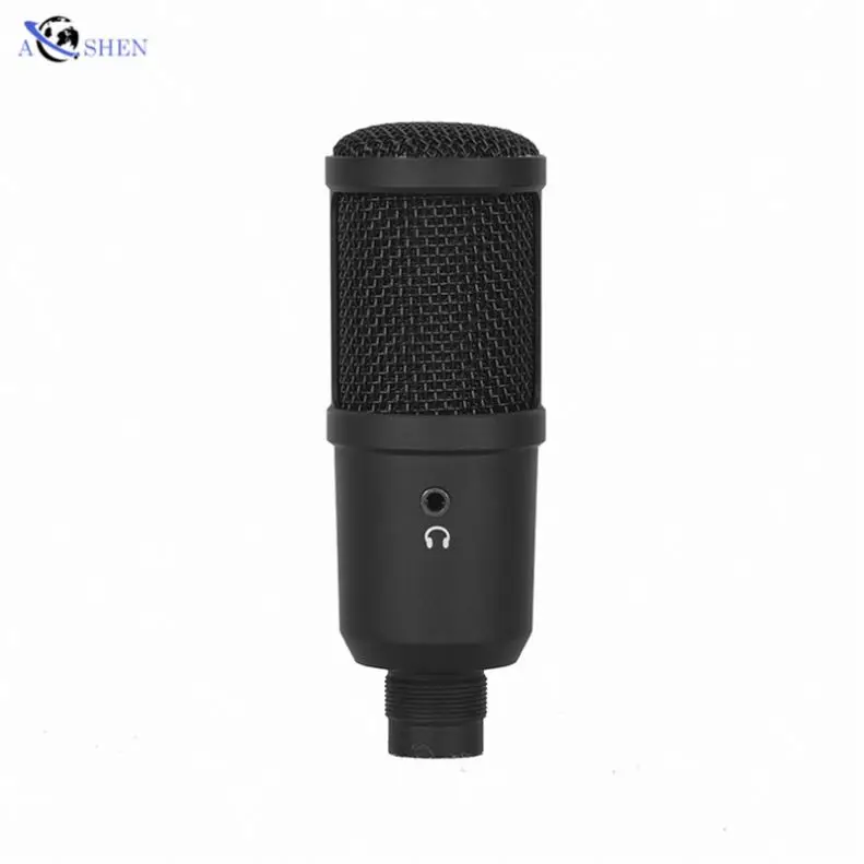 

wholesale Professional USB usb rgb studio condenser microphone with Desktop tripod Stand for recording