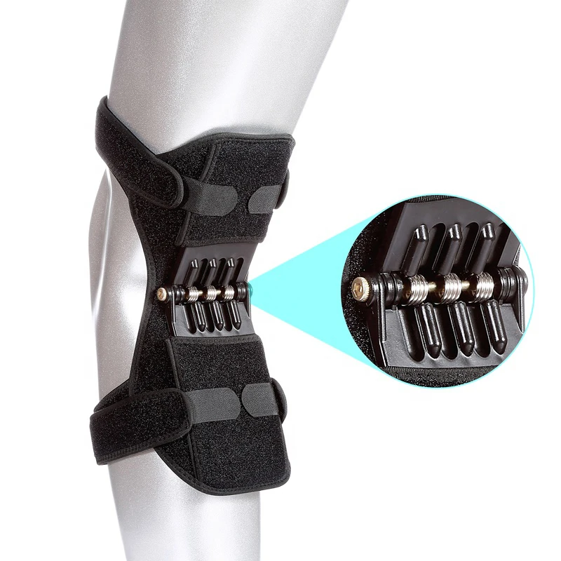 

Knee Pressure Release Lift Spring Bouncing Knee Support Powerful Spring Knee Joint Support Pads, As picture or customizable