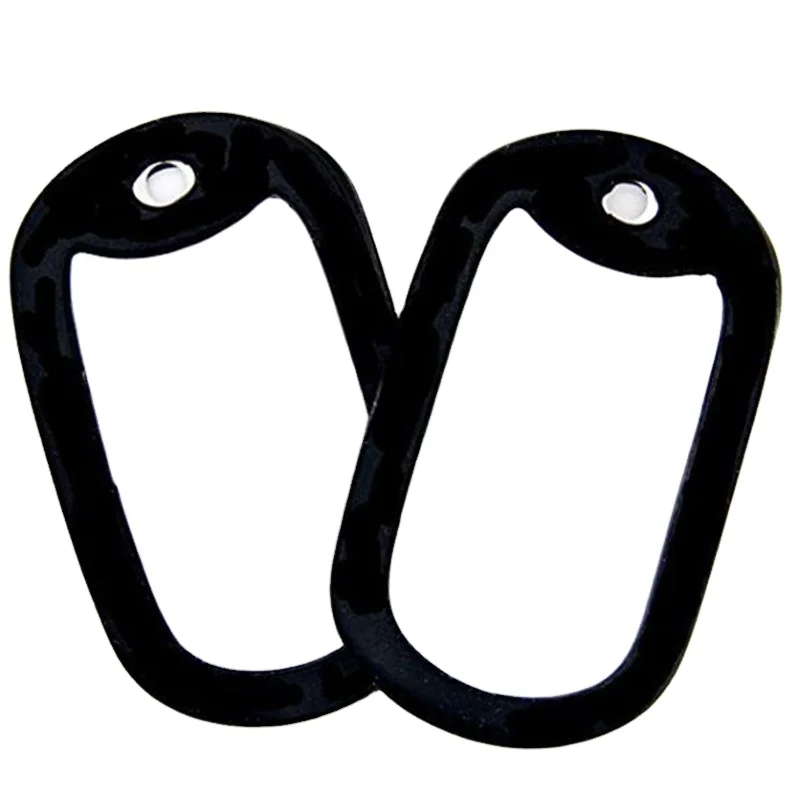 
Military Stainless Necklace Dog tags black dog tag silencer 