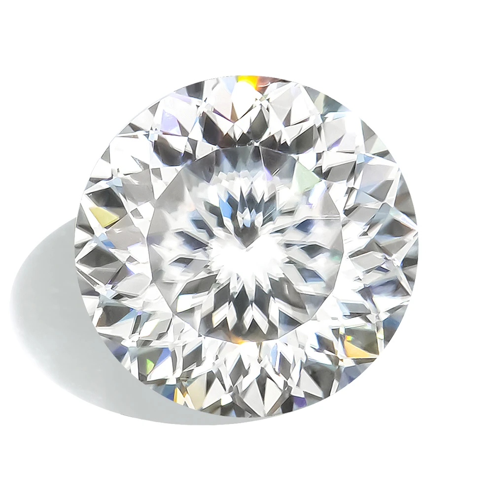 Wuzhou Manufacturer Wholesale Made Gem 3ex Best Aaa Vvs1 Round Portuguese Cut Fancy Mossanite Moissanite Stone Loose Diamonds