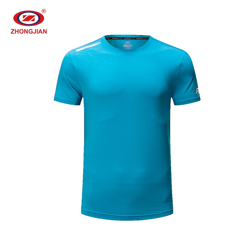 

Oem Service T-shirts Sports Polyester Spandex Man Gym T Shrit