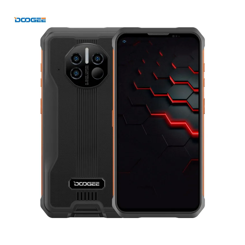 

DOOGEE Waterproof Triple Back Cameras 8500mAh Battery 8GB RAM 128GB ROM DOOGEE V10 5G Rugged Phone