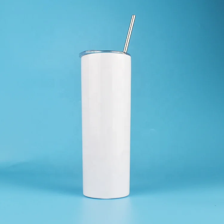

Wholesale High Quality Sublimation Tumbler Blank Tall Straight Skinny 20oz, White