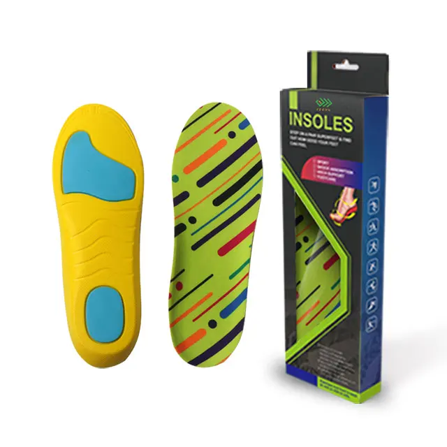 

JH-20911 High elastic PU Foaming fashion spring orthotic sport children insoles, Customized
