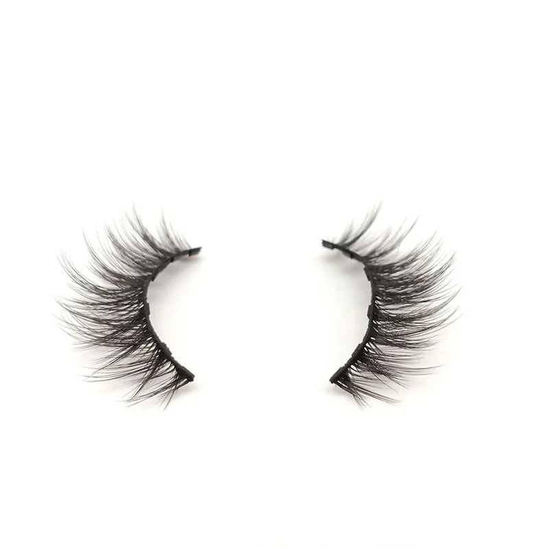 

lashes3d silk wholesale custom lash box private label beauty 6magnets full strip magnetic eyelashes