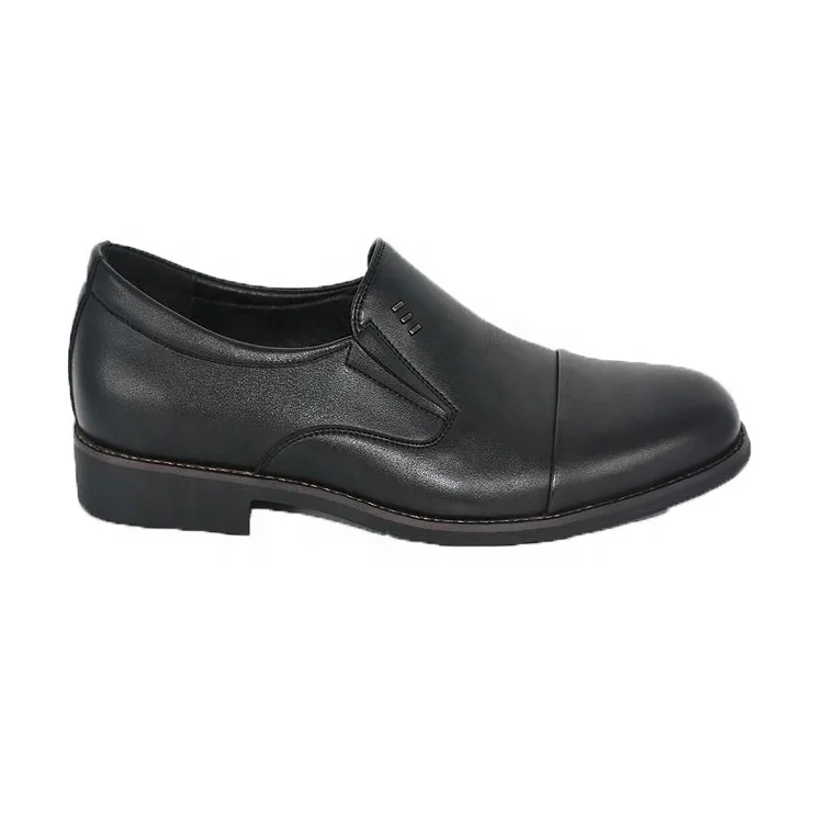 

Hot sale of Men's black leather shoes can be used for wedding or office