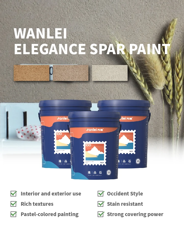 Wanlei Brand Gamazine Wall Coating Paint Liquid Texture Paint - Buy ...