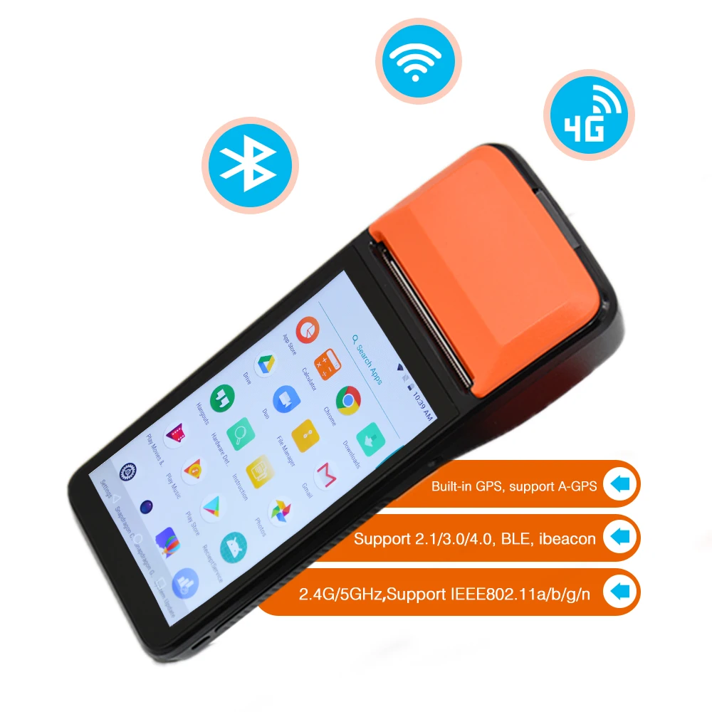 

4G Wifi BT android caja registradora sistemas pos systems R330-G