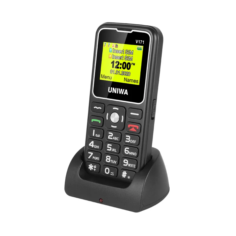 

Wholesale Compertitve Price High Quality Big Button Big Fonts Senior Mobile Phone for Elderly With SOS