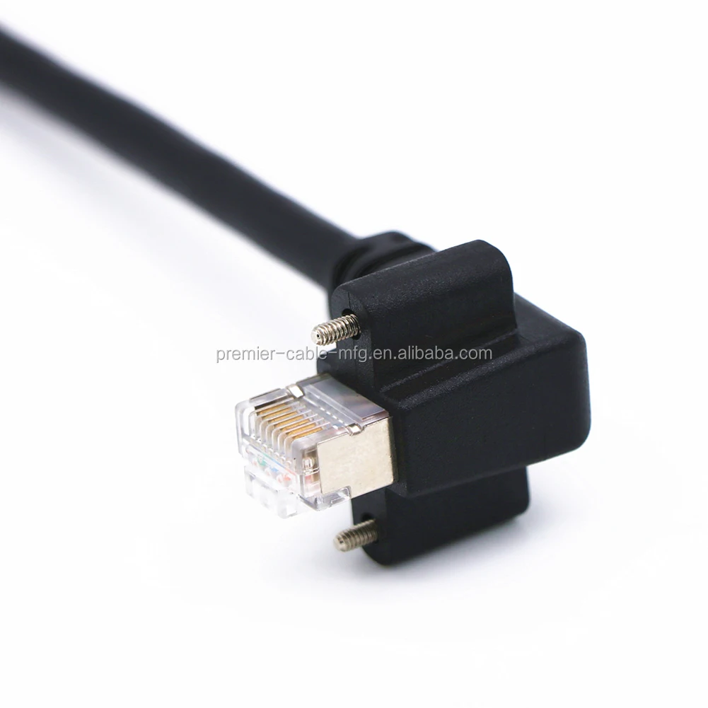 Cat6 GigE Cable Screw Lock Horizontal RJ45 DrC for Basler Cameras supplier